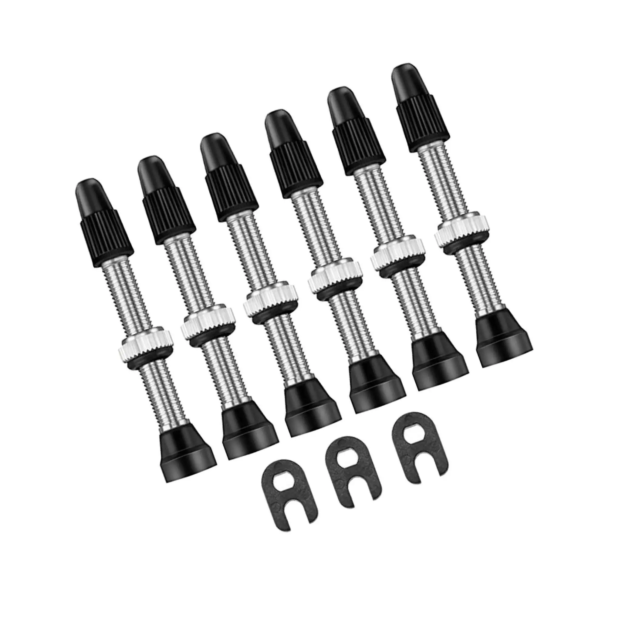 3 пары универсальных бескамерных штоков клапана Presta со съемным сердечником 40 мм