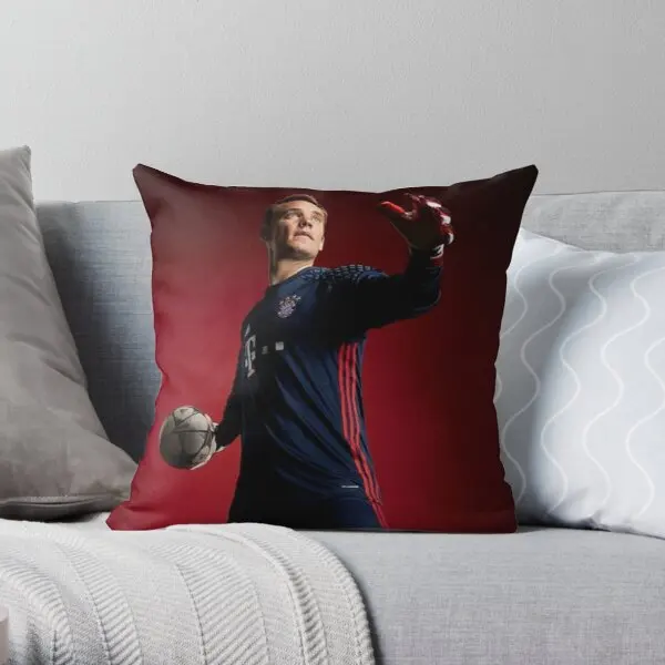 

Manuel Neuer Printing Throw Pillow Cover Bedroom Bed Throw Waist Sofa Anime Fashion Case Soft Decorative Pillows not include