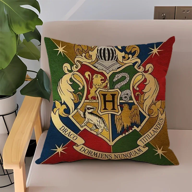 

Pillowcase Harries Potters Cushion Cover 40x40cm Double-sided Printing for Living Room Throw Pillow Covers Decorative Home Decor