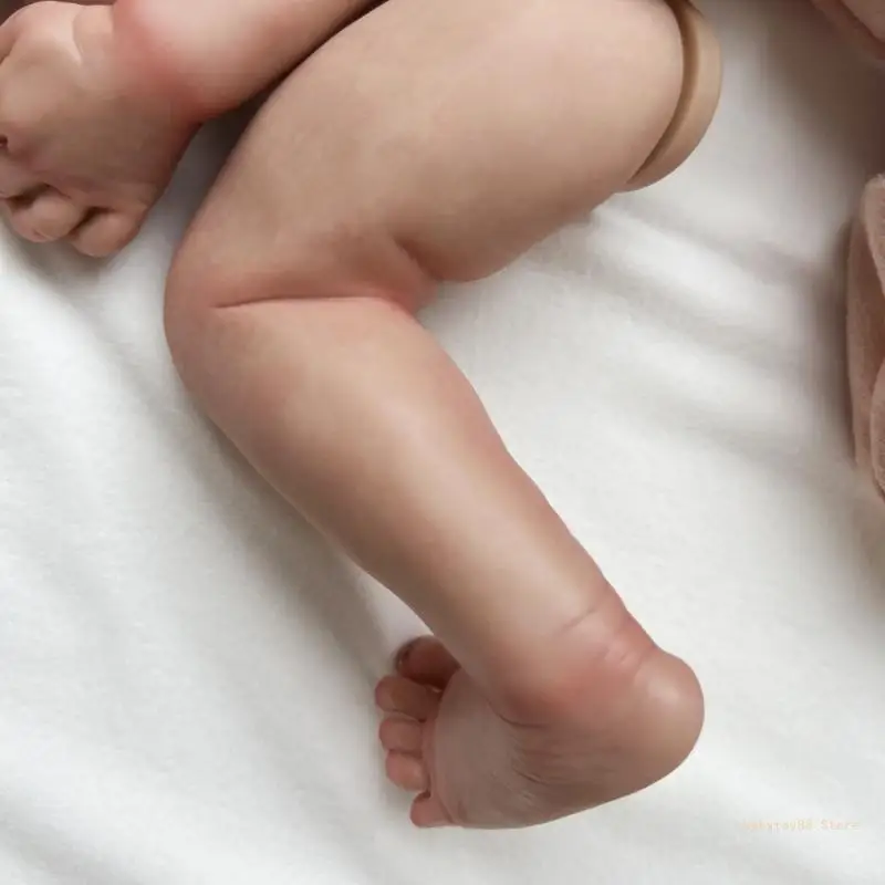 Y4UD DIY Реалистичная кукла реборн тканевое тело ребенка виниловая голова