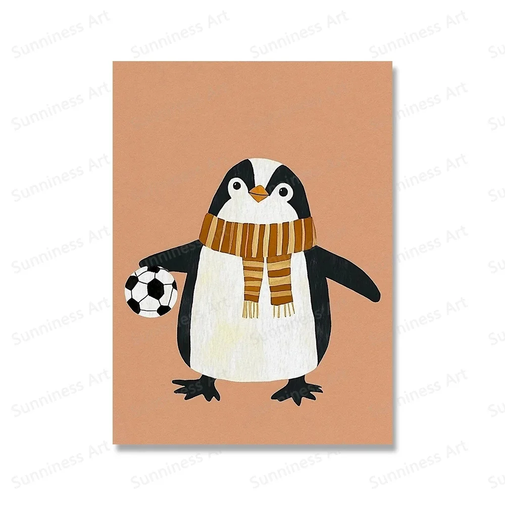 

Животные на холсте, набор из 5 штук