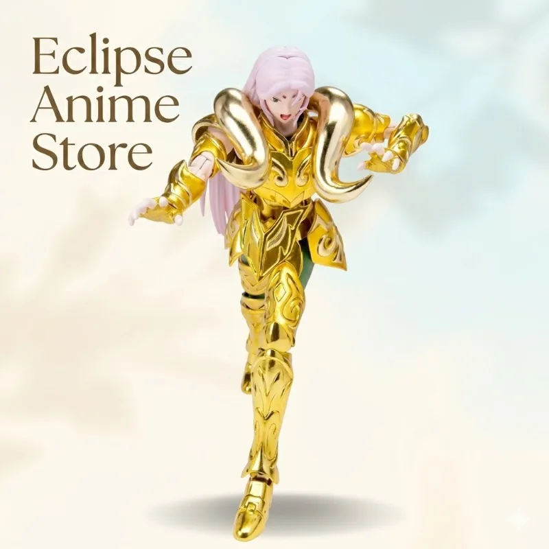 Фото Доставка за 8 часов: Коллекционная фигурка Saint Seiya MC Aries Mu Myth Cloth EX из литого металла, игрушка-подарок №4