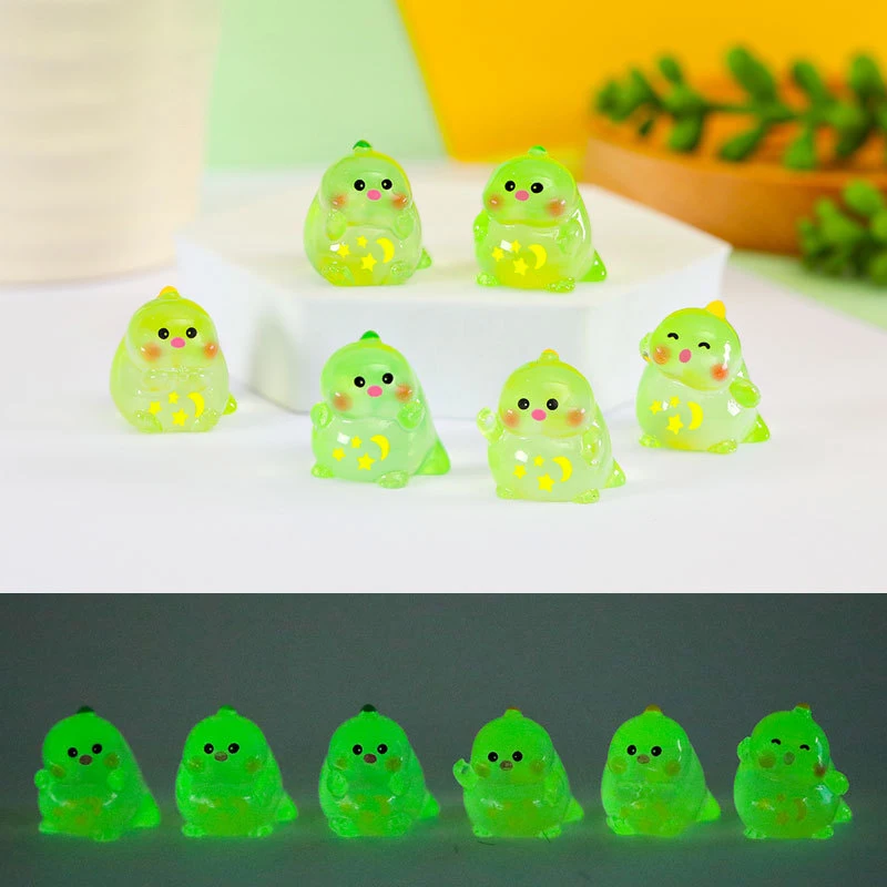 Мини-фигурка светящегося динозавра из мультфильма микро-украшения ландшафтное