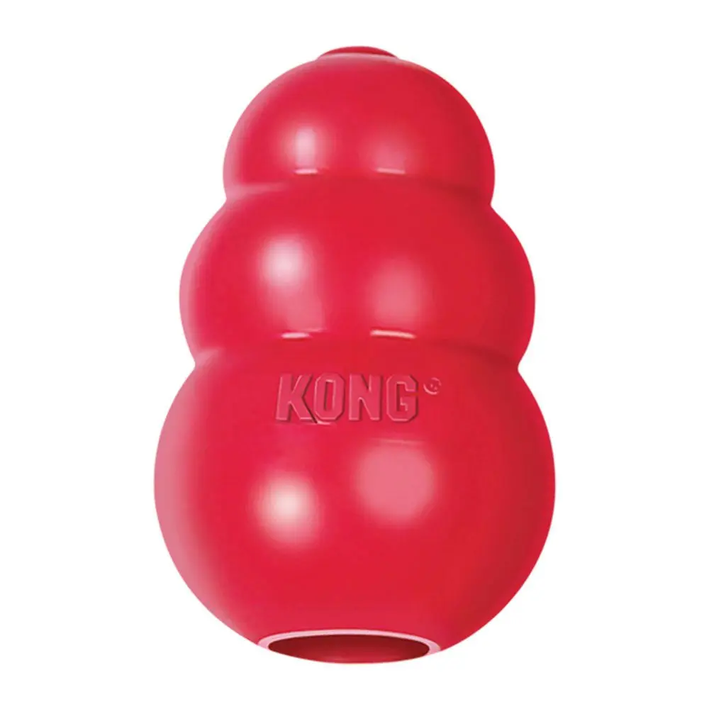 

KONG Classic Dog Toy- Toughest Natural Rubber, Red- Fun To Chew