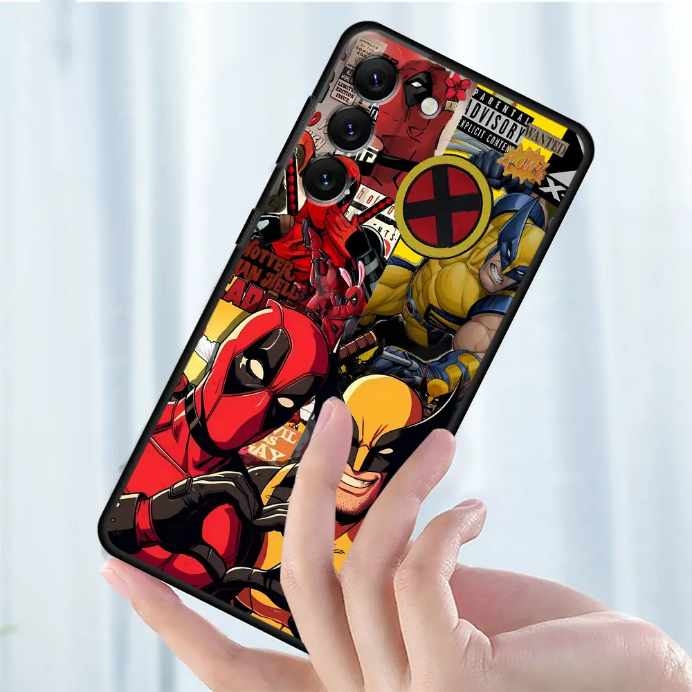Чехол для телефона Marvel Spiderman Deadpool Samsung Galaxy Note 20 10 Plus 8 9 S10 4G S9 S8 S10e Lite противоударный