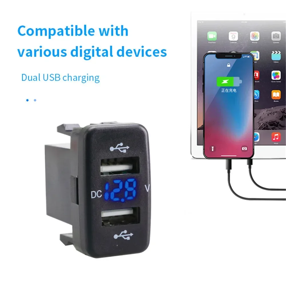 Быстрое зарядное устройство автомобильное с двумя портами 12-24 В 4 2 А розетка