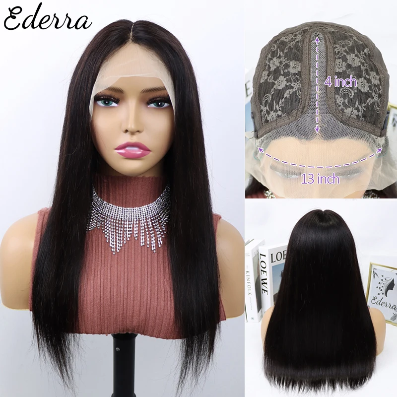 

Short Bob Brazilian Human Hair Wigs For Women Bone Straight Transparent Frontal Wig PrePlucked Cheap 13x4 Lace Closure Long Wig