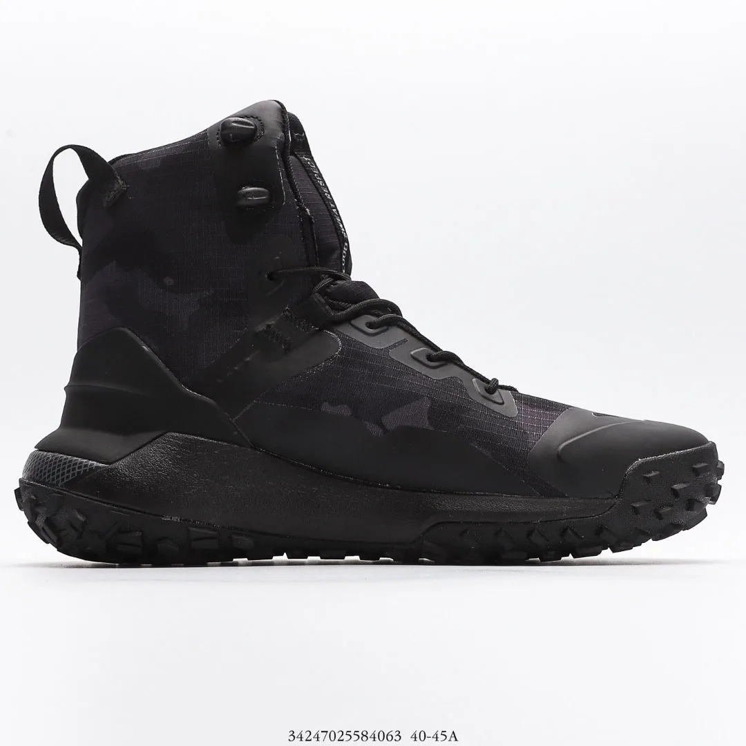 UNDER ARMOUR Men HOVR Dawn WP Project Bull Rock Johnson Outdoor Waterproof Tactical Boots Sneakers Training Gym High Upper Shoes