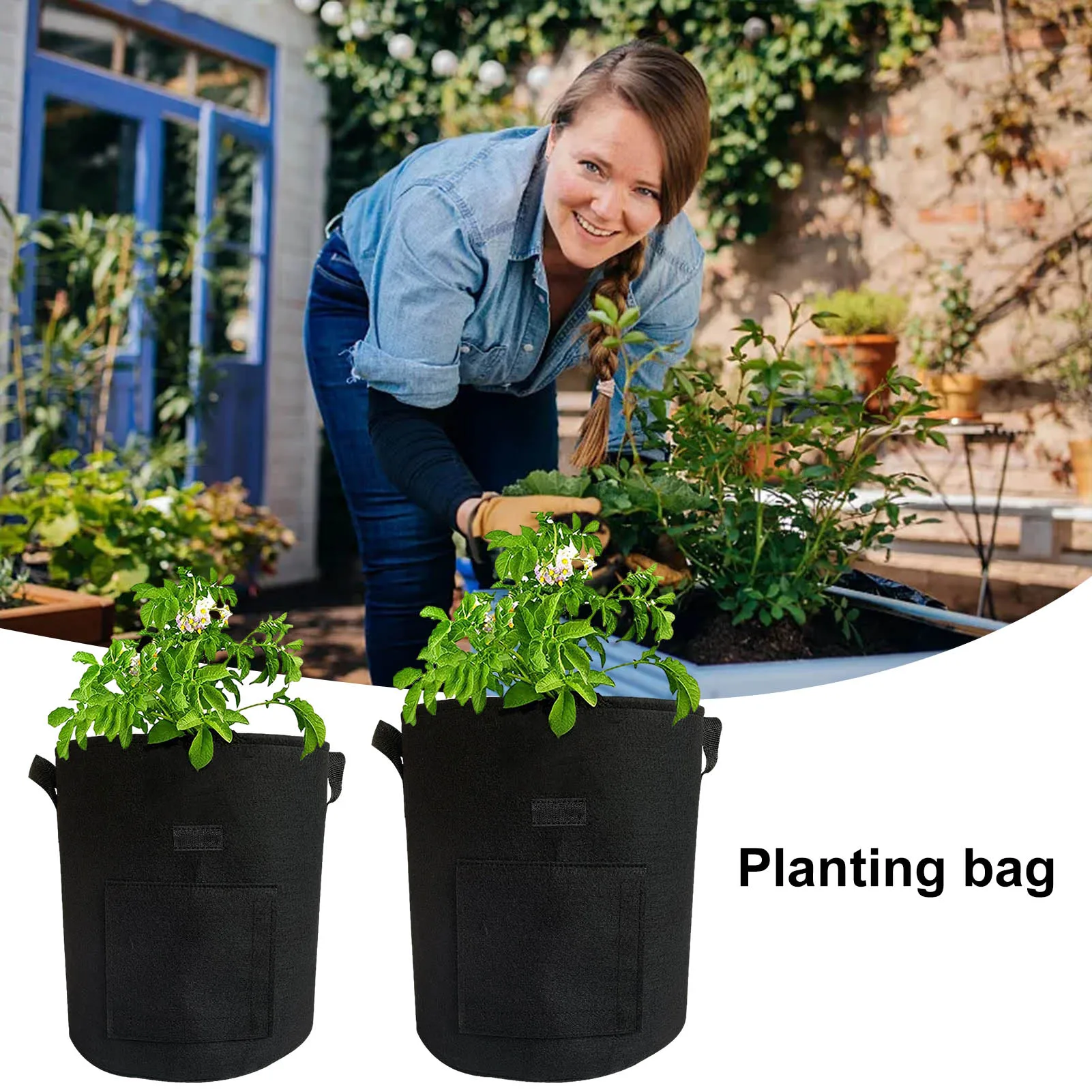 

Горшки из нетканого войлока для выращивания томатов и овощей