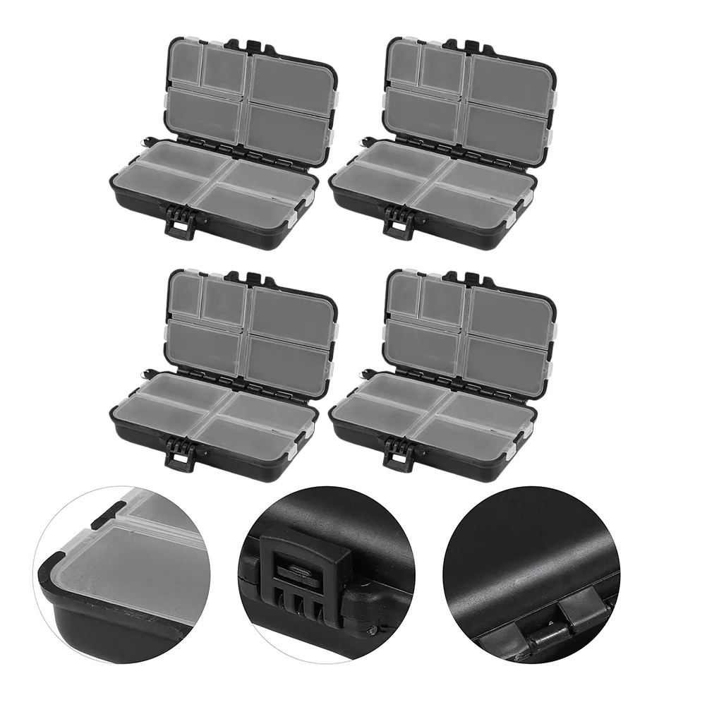 

4 шт. чехол для подледной удочки чехол для хранения приманки s Отсек Коробки для снастей Аксессуары для рыбалки