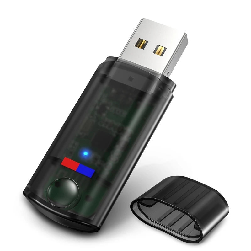 

USB Bluetooth-compatible 5.2 Transmitter Wireless Adapter Low Latency Dual Mode USB Dongle for Xbox PS4 PS5 PC Dropship