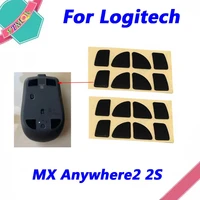hot sale 20set mouse feet skates pads for logitech mx anywhere2 2s wireless mouse white black anti skid sticker replacement