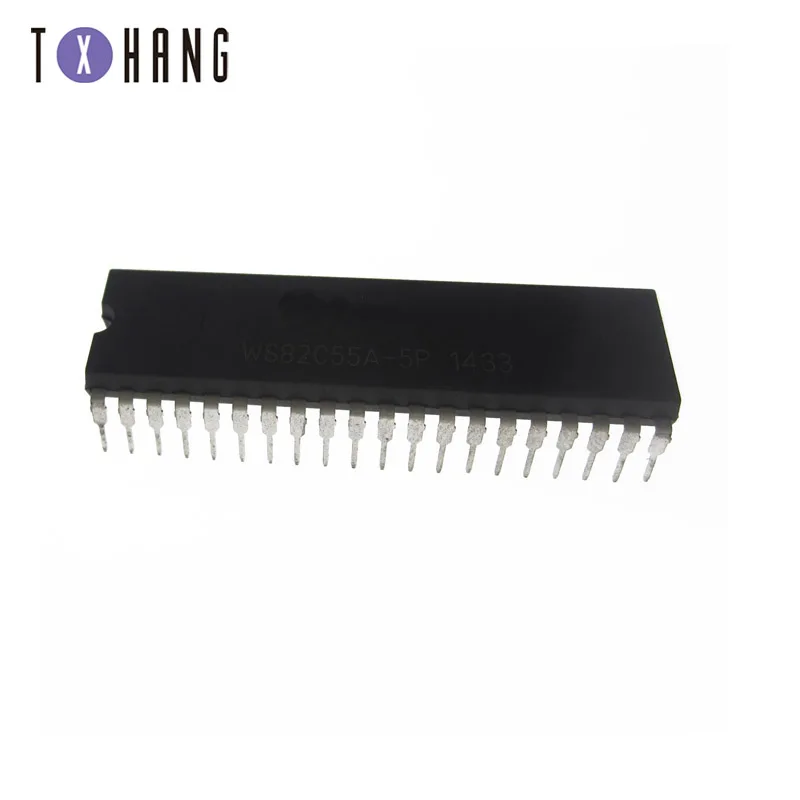 1/5 шт. WS82C55A-5P WS82C55 82C55A DIP-40 CMOS программируемый периферийный интерфейс diy electronics