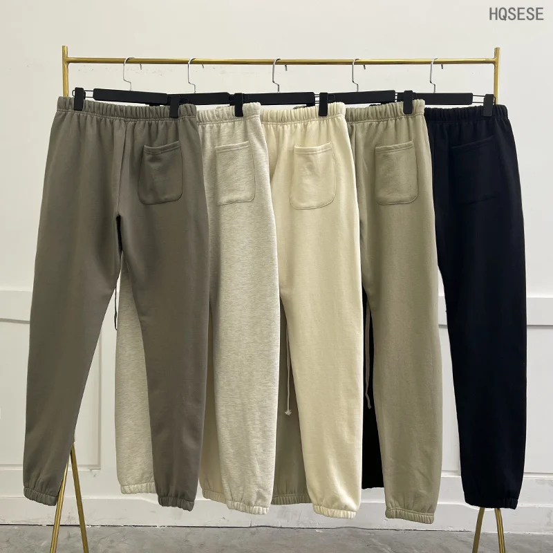 

Essentials Pants Oversized Reflective Letter Sweatpants Streetwear Hip Hop Loose Men's Women's 100% Cotton Sports Pants