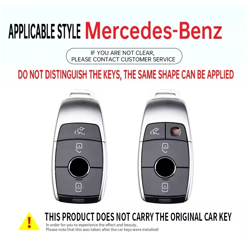Фото Чехол из ТПУ для автомобильного дистанционного ключа, чехол для Mercedes Benz A B C E R Class GLS GLA GLK GLC CLS CLA AMG W204 W205 W212 W463 W176 №2