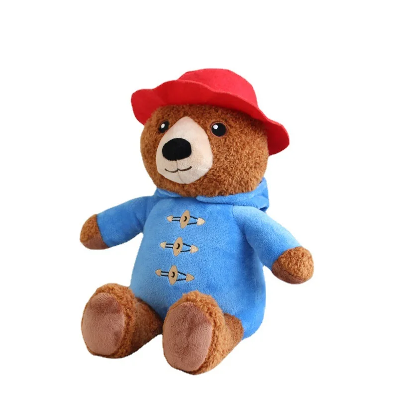 

26cm Paddington Bear Plush Paddington in Peru Movie Peripheral Stuffed Bear Plush Doll Christmas Gifts for Kids Girls Xmas