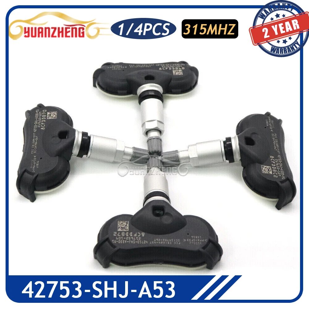 Система контроля давления в шинах Сенсор 42753-SHJ-A53 315 МГц шин Давление монитор Сенсор для Acura RL MDX TL TL-S Odyssey Touring Ridgeline VU пилот 3.5L