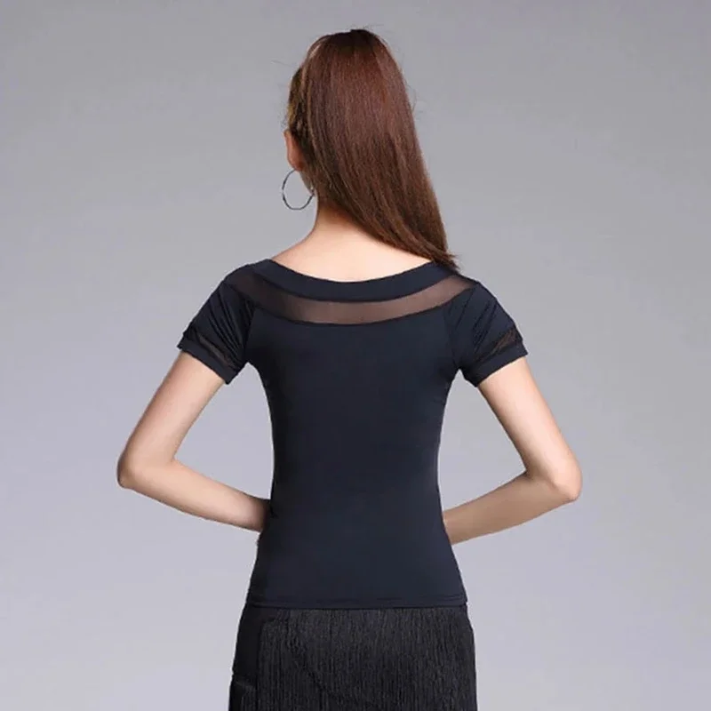 Лоскутная женская рубашка с короткими рукавами и талией для девочек топы