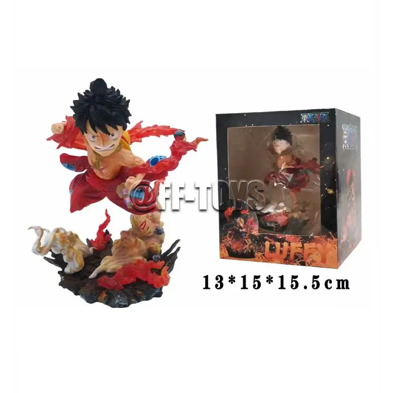 

Anime One Piece Luffy Figure Wano Country Monkey D Luffy Figures 12cm PVC Action Figures GK Statue Model Toys for Children Gift