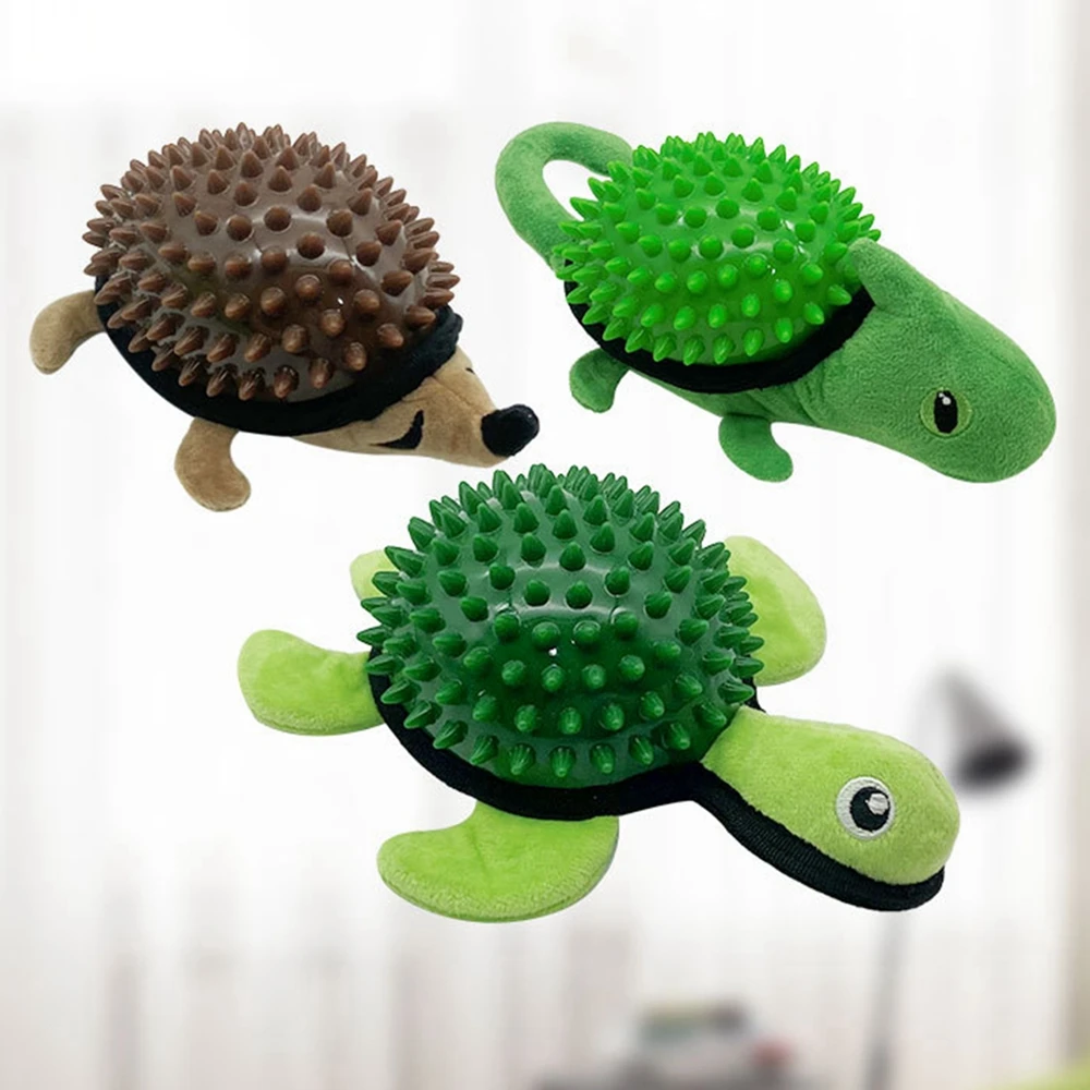 

Игрушки-пищалки для собак, пищалки для собак с животным дизайном, игрушки для собак ТПР для чистки зубов щенков, жевательные Игрушки для мал...