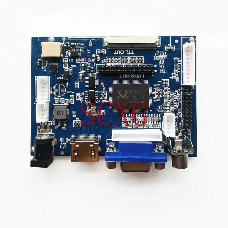 Плата контроллера экрана ЖК-дисплея подходит для N121I1 N121I3 N121I9 N121IA HDMI-совместимый AV VGA 20-контактный LVDS 1280*800 1CCFL 12,1 "комплект