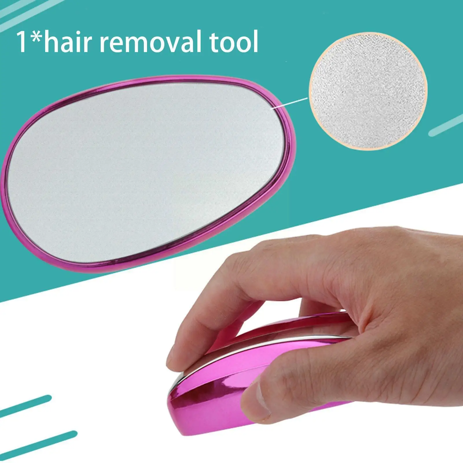 

Reusable Painless Physical Hair Removal Epilators Crystal Easy Tool Depilation Reusable Body Beauty Erase Hair Safe Cleanin X1I9