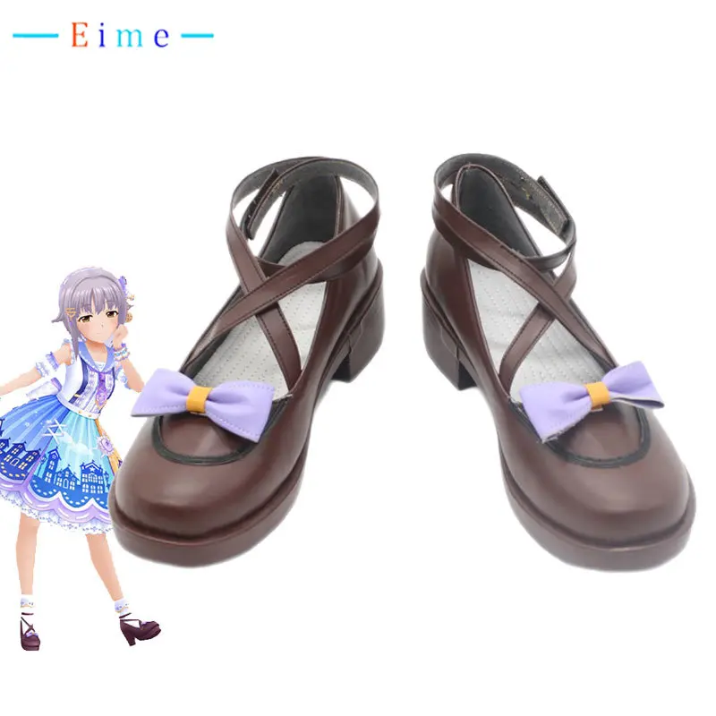 

Обувь для косплея Koshimizu Sachiko, аниме косплей, обувь из искусственной кожи, аксессуары для Хэллоуина на заказ