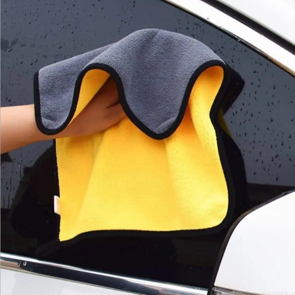 

Полотенца для мытья кузова автомобиля, двухслойные чистые тряпки для SsangYong Actyon Туризм Rodius Rexton, Korando Kyron Musso Sports,