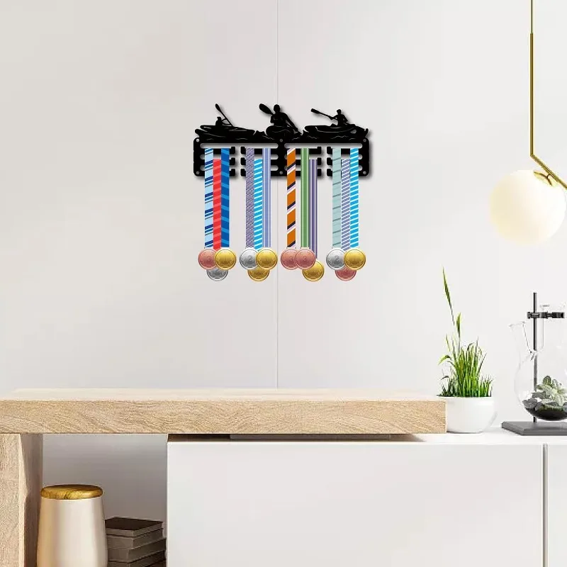 Металлическая Подставка Для Медалей Настенный Держатель Каноэ Небольшой