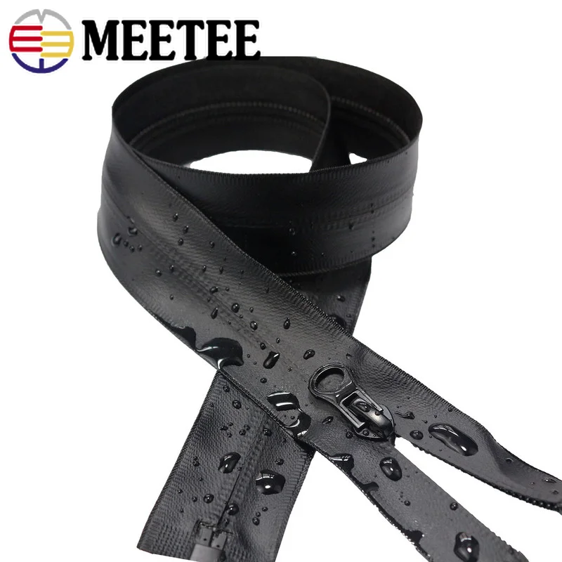 Meetee 2 шт. 5 # нейлоновая Водонепроницаемая застежка-молния 15/18/20 см закрывающаяся