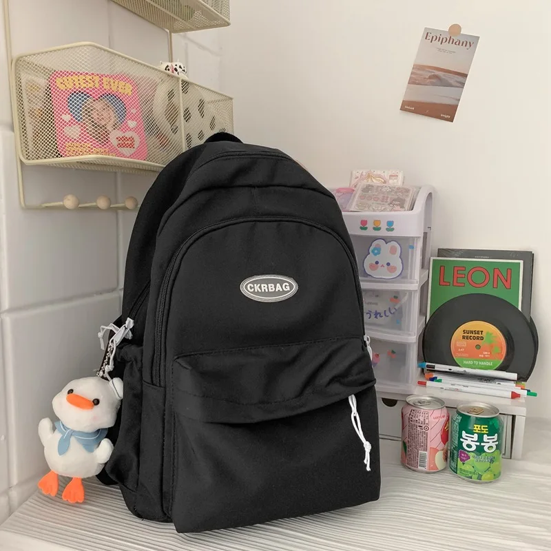 

Middle School Bags for Teenage Girls College Student Backpack Women Bookbag Korean Bagpack