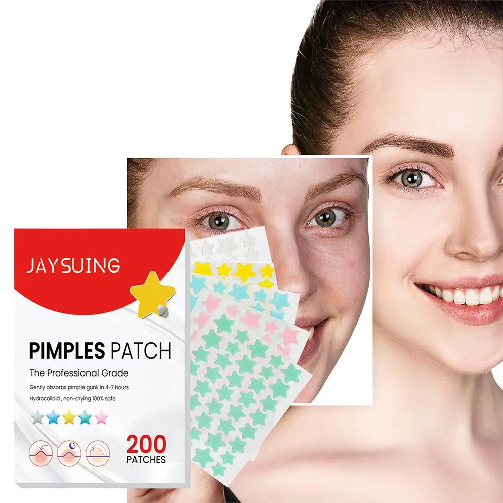 200pcs/set Invisible Acne Pimple Patch Professional Face Skin Care Repair Healing Absorbing Spot Sticker
