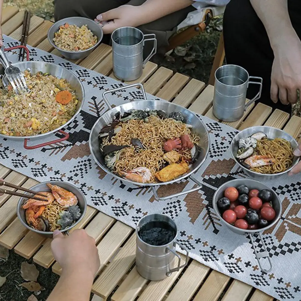 

Легкая чистка, прочная портативная чашка из нержавеющей стали в промышленном стиле для пеших прогулок