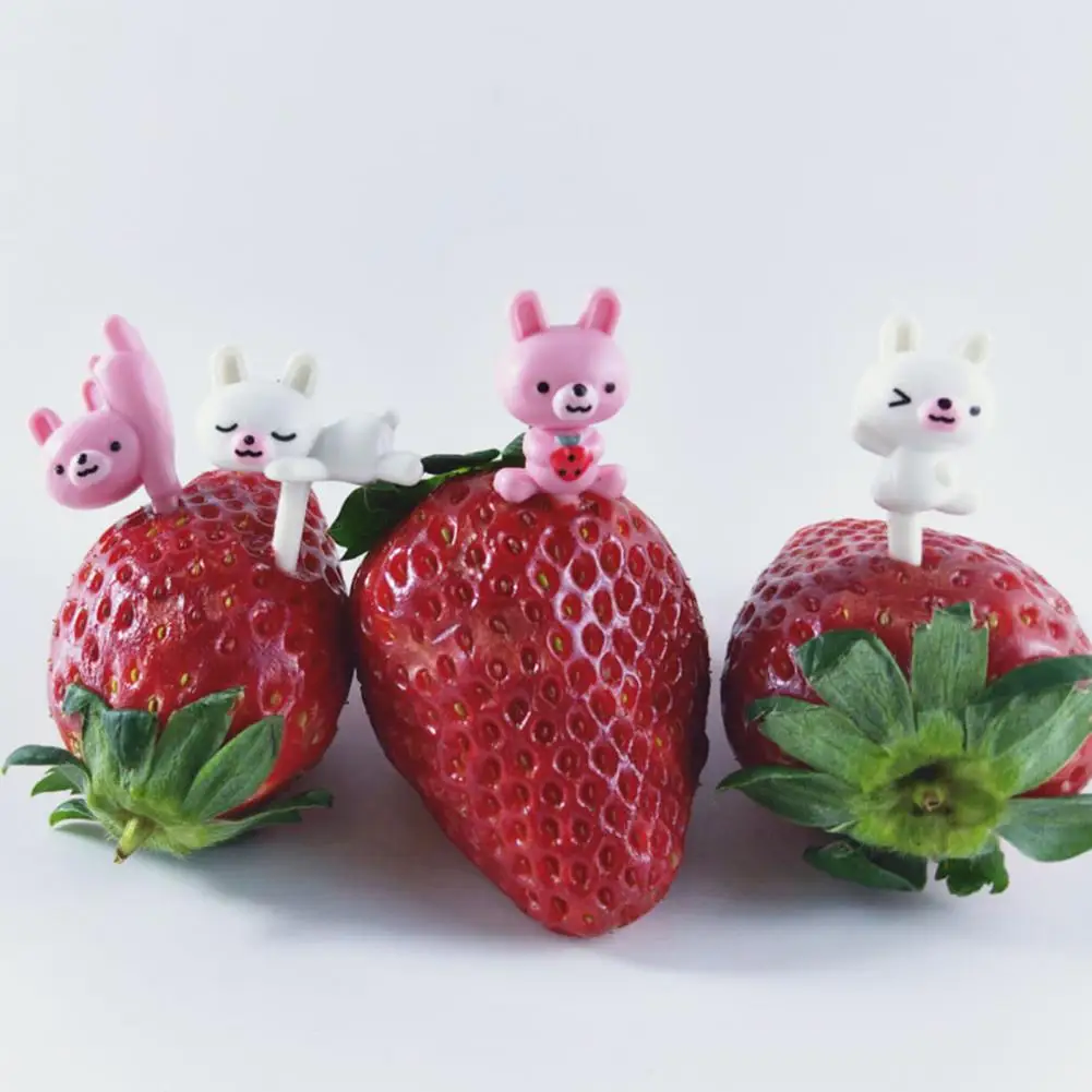 

8 шт., портативные мини-вилки для фруктов