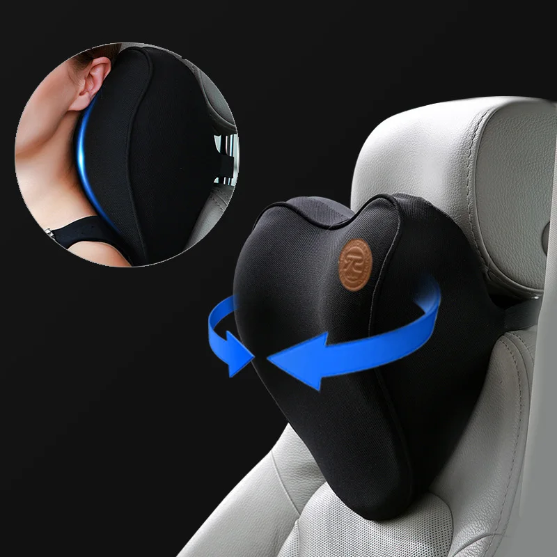

New Car Headrest Neck Pillow Lumbar Surppot Seat Pillow Made By High Quality Memory Foam Materials Good To Relieve Cervical Pain