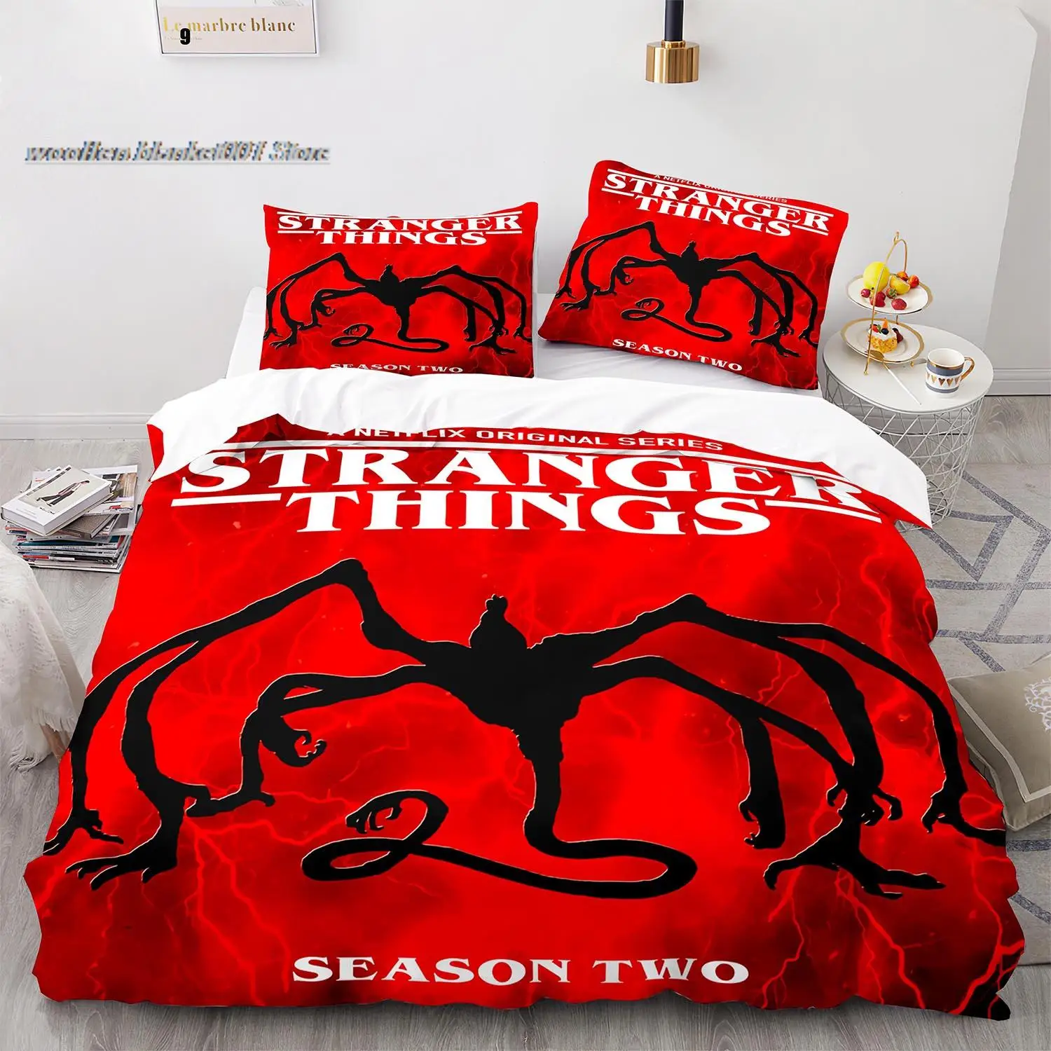 

New Stranger Things Bedding Set Single Twin Full Queen King Size Stranger Things Bed Set Aldult Kid Bedroom Duvetcover Sets 020