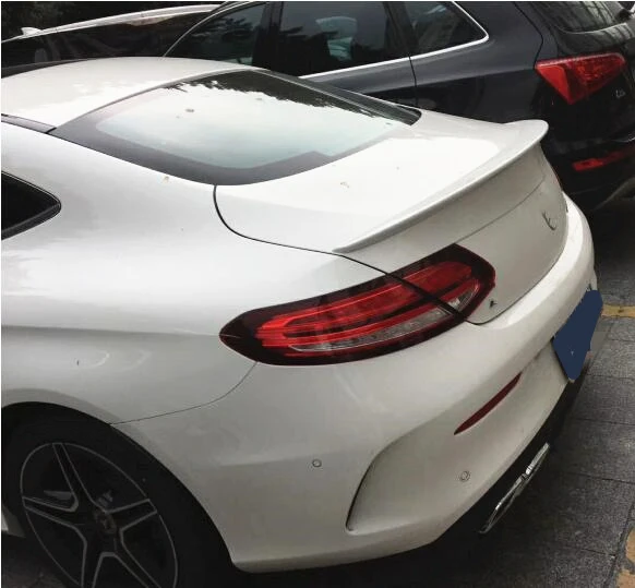 For Benz W205 C-class coupe Spoiler ABS Car Rear Wing two DOOR C180 C250 C350 C63 2017 | Автомобили и мотоциклы