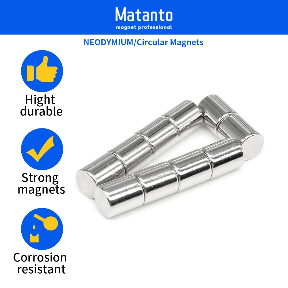 

20/50/100/200/300/500PCS 5x6 Strong Round Magnets 5mm x 6mm Powerful Strong Magnets 5x6mm Small Permanent Neodymium Magnet 5*6