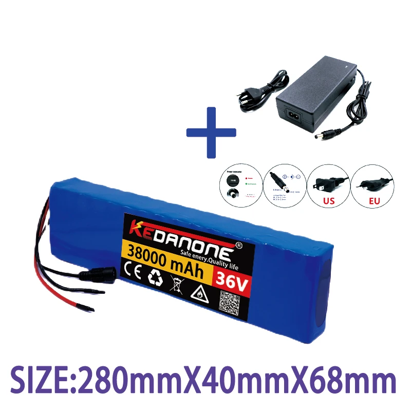 

Factory Direct Sales 36V 38ah Battery E-bike Battery Pack 18650 Lithium Battery Pack 500W High Power and Capacity 42V 14000mAh E