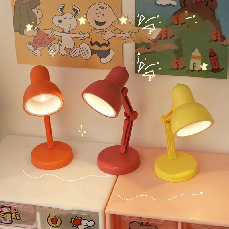

Mini Book Light Foldable LED Table Desk Book Reading Lamp For Home Room Computer Notebook Laptop Night Lights Eye Protections