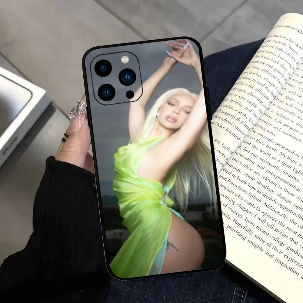 B-Bad G-Gyal La Joia чехол для телефона iPhone 11 12 13 14 15 Pro Max Mini Plus XS XR X Черный силиконовый