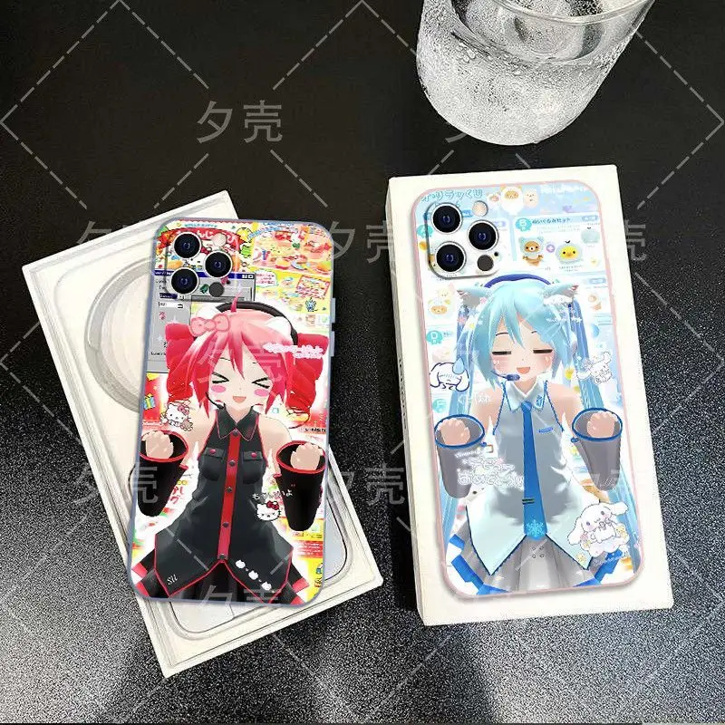 Новый чехол для телефона Hatsune Miku Accent Teto - Project DIVA - Аниме-аксессуар с милым мультяшным принтом (art.: 3920da235be18) - 3920da235be18
