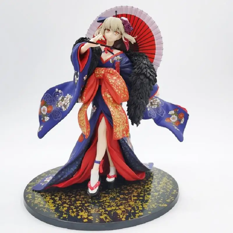 

Fate Stay Night Figure Saber Kimono Ver. Action Figure Saber Alter 1/7 Scale Pvc Anime Figure Collection Model Original Fgocm
