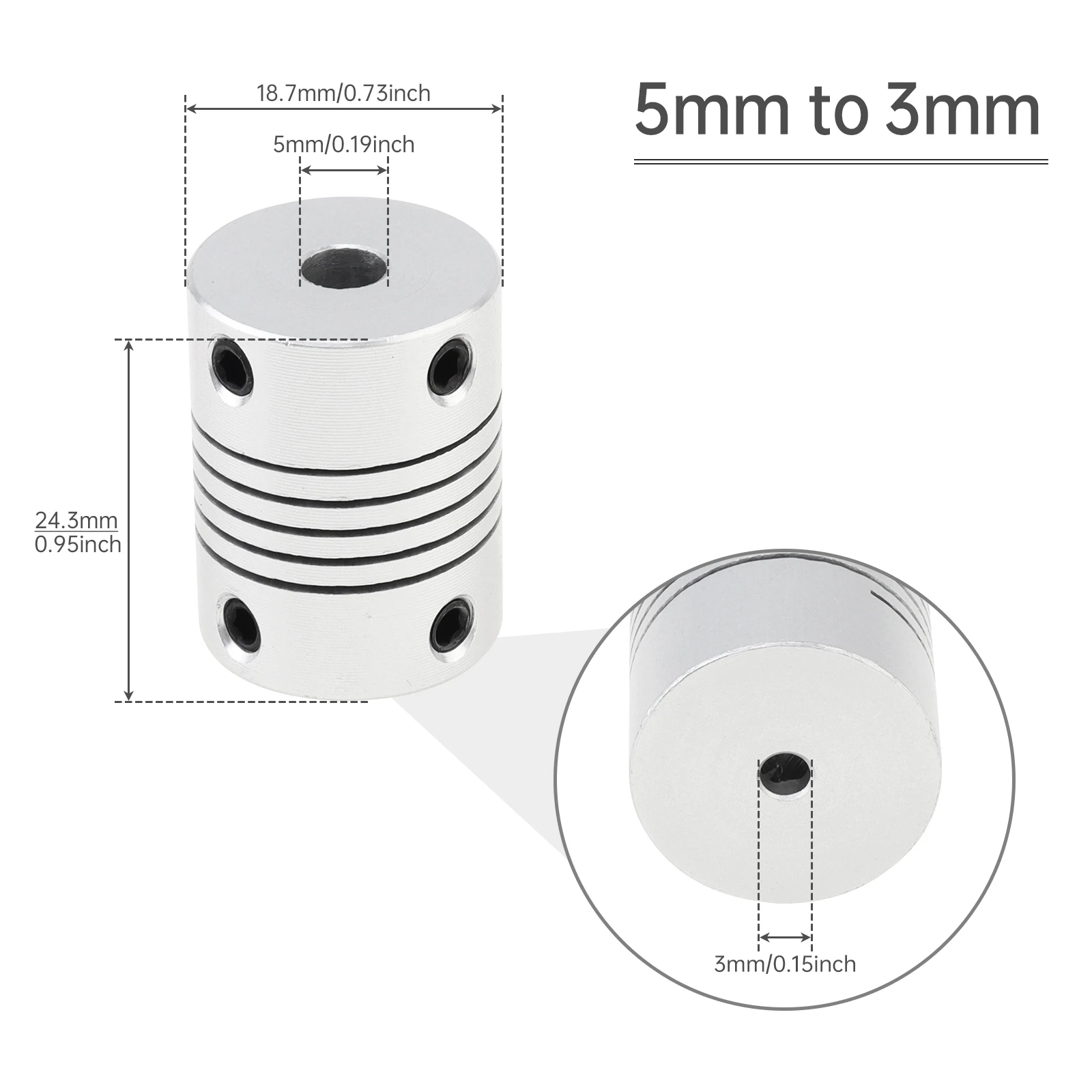 

Гибкие муфты вала Nema 23 для 3D-принтера