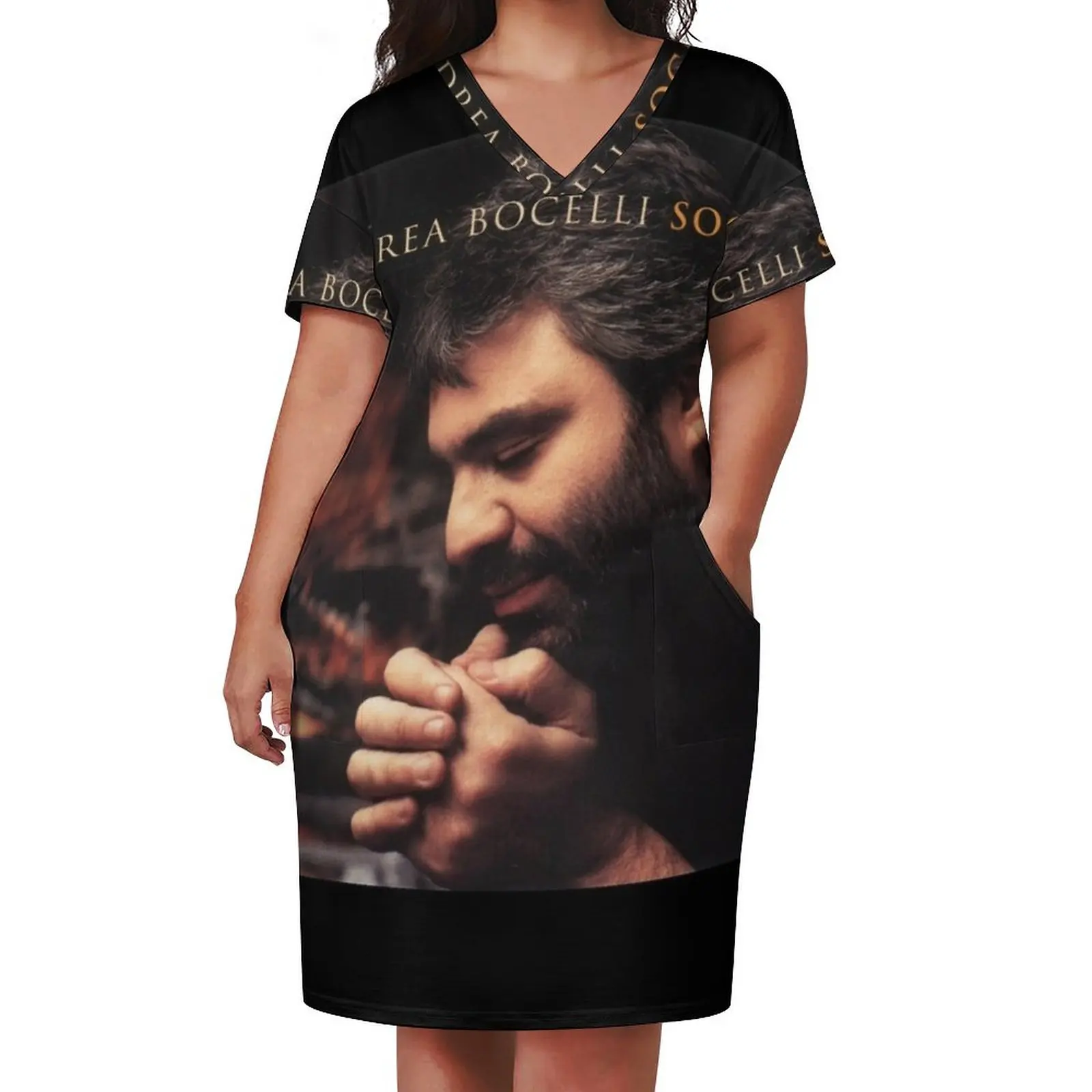 Andrea Bocelli sogno Свободное платье с карманами Платье феи на день рождения для женщин