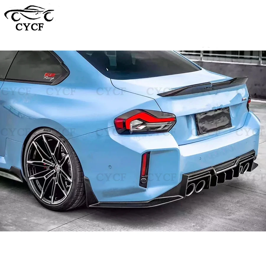 Высококачественный спойлер из углеродного волокна для BMW M2 G87 2022 + MP хвостовые