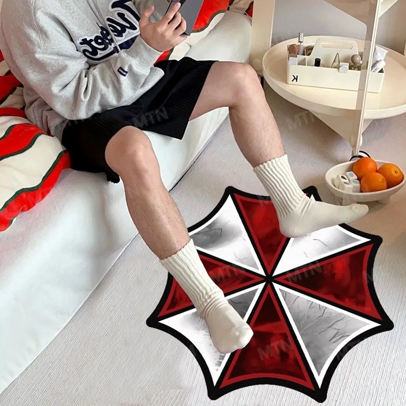 

Красно-белый ковер, Творческий Коврик, удобные освежающие Коврики для спальни, роскошные украшения для гостиной, ковры для балкона