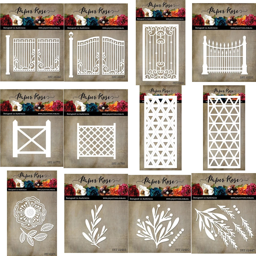 

Fence Iron Gate Metal Cutting Dies No Stamps For Diy Dies Scrapbooking Paper Card Embossing Decoration Photo Album Craft Die Cut