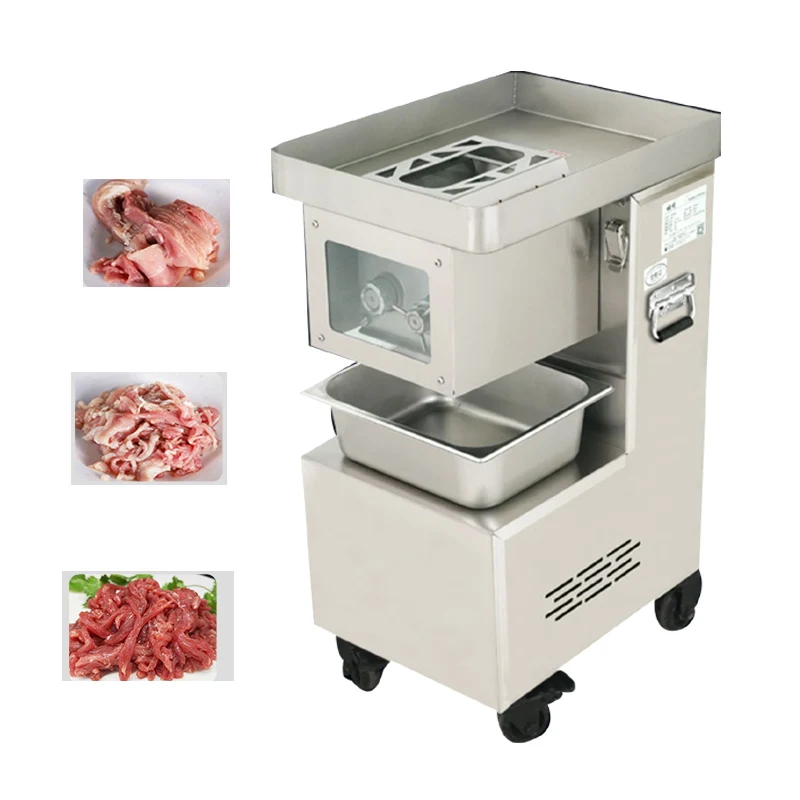 

Automatic Meat Slicer For Pork Beef Mutton Chicken Breast Meat Cutting Machine Commercial Meat Strip Machine