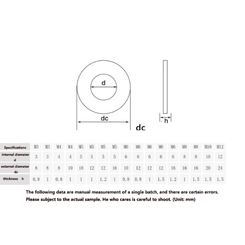 200/1000 шт. M3 M4 M5 M6 M8 M10 M12 бакелитовая плоская шайба изоляционная прокладка